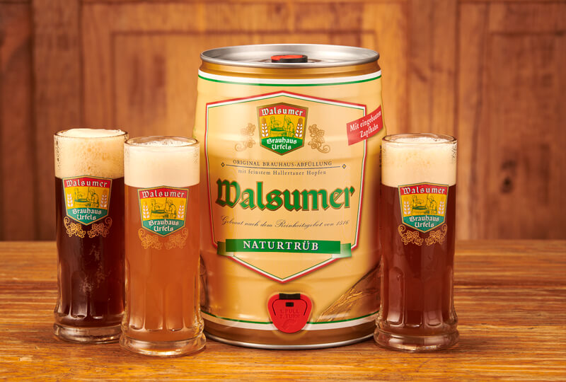 5-Liter-Partyfass Walsumer Bier